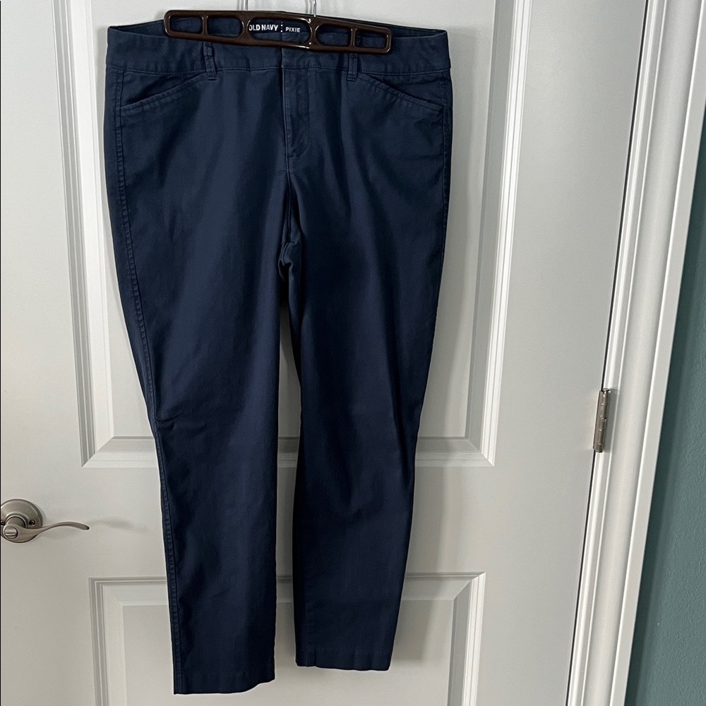 Old Navy Blue Women's Cropped Pants